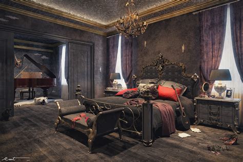 Gothic Bedroom on Behance