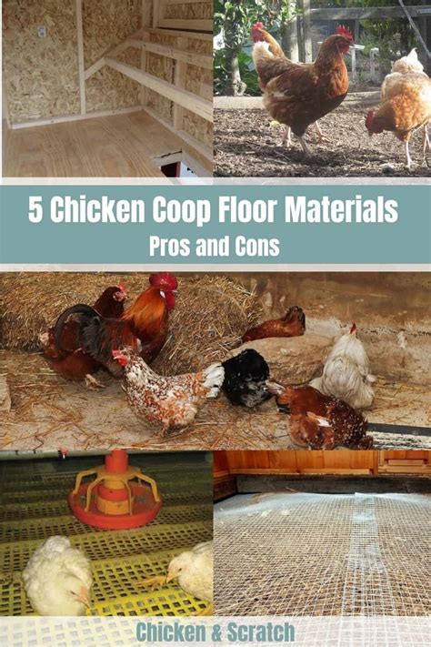 5 Chicken Coop Floor Materials: The Pros & Cons