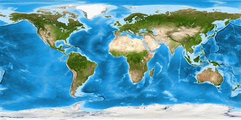 World Map Satellite India | Oppidan Library