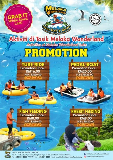 Latest Promotion - Melaka Wonderland Theme Park & Resort