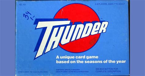 Thunder | Board Game | BoardGameGeek