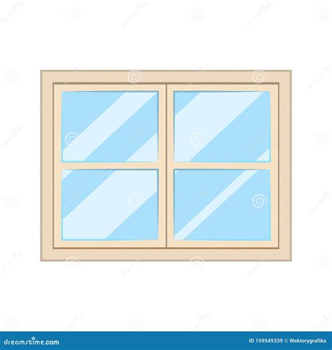 White Window Curtains On Transparent Background Cartoon Vector ...