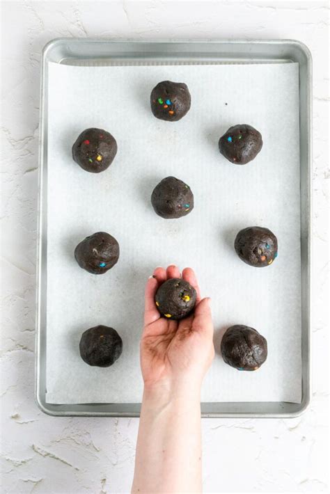 Chewy Chocolate M&M Cookies » the practical kitchen