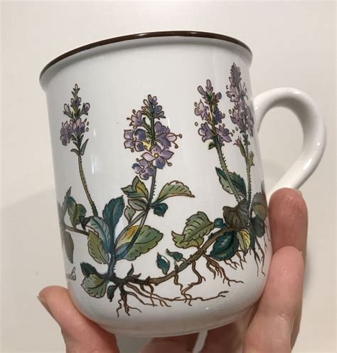 Villeroy & Boch Botanica Veronica Officinalis Floral Coffee Tea Mug Cup | Pottery & Glass ...