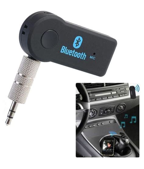 Car Aux Bluetooth Receiver (3.5 mm Pin) - Pair with Music System, Home Theater System, Computer ...