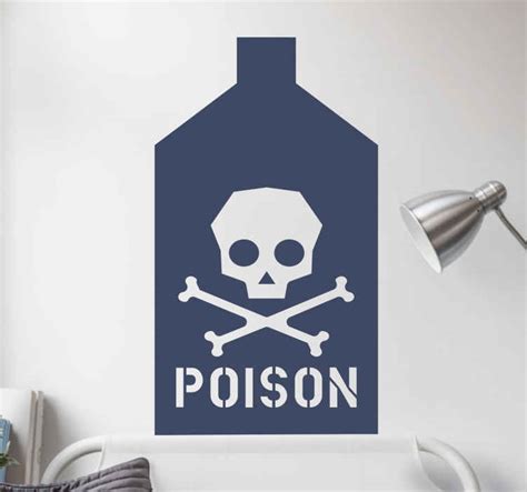 Poison Bottle Sticker - TenStickers