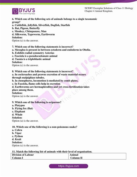 Ncert Solutions For Class 11 Biology Chapter 3 Free Pdfs - Riset