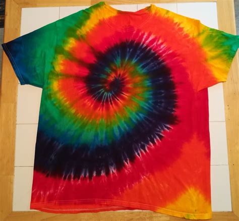 Rainbow Spiral Tie Dye | Etsy