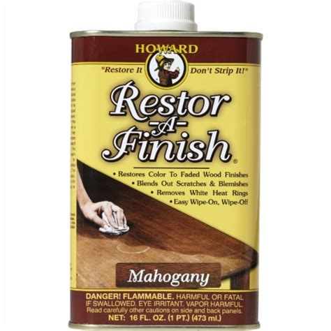 Howard Products Restor-A-Finish® Wood Restorer - Mahogany, 16 fl oz ...