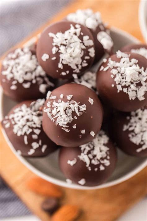 Chocolate Coconut Balls (No-Bake Recipe) - Princess Pinky Girl