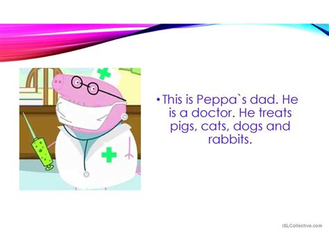 Peppa Pig - jobs (Family and friends…: English ESL powerpoints