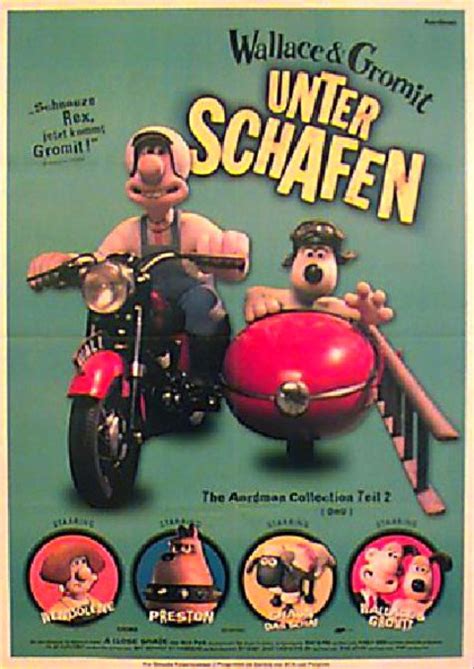 Wallace and Gromit: A Close Shave Original 1990s German A1 Movie Poster ...