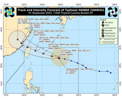 Hanna develops into typhoon, says Pagasa | Inquirer News