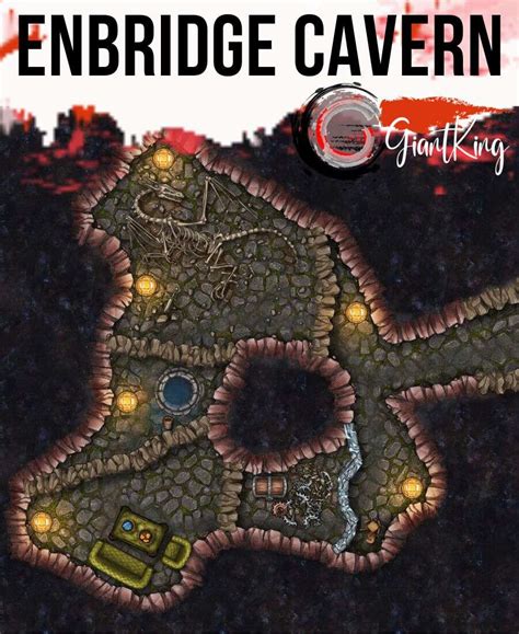 Dragon Cave: Enbridge Cavern Map - Giant King | DriveThruRPG.com