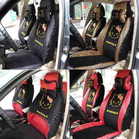 Aliexpress.com : Buy 2018NEW Lace Hello Kitty Car Seat Covers Cartoon ...