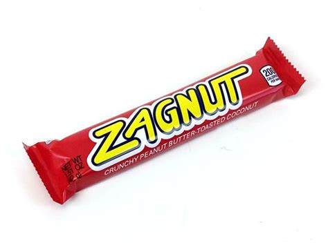 Zagnut - 1.51 oz bar Chocolate Candy Melts, Chocolate Covered, Sweet Candy Store, Snickers ...