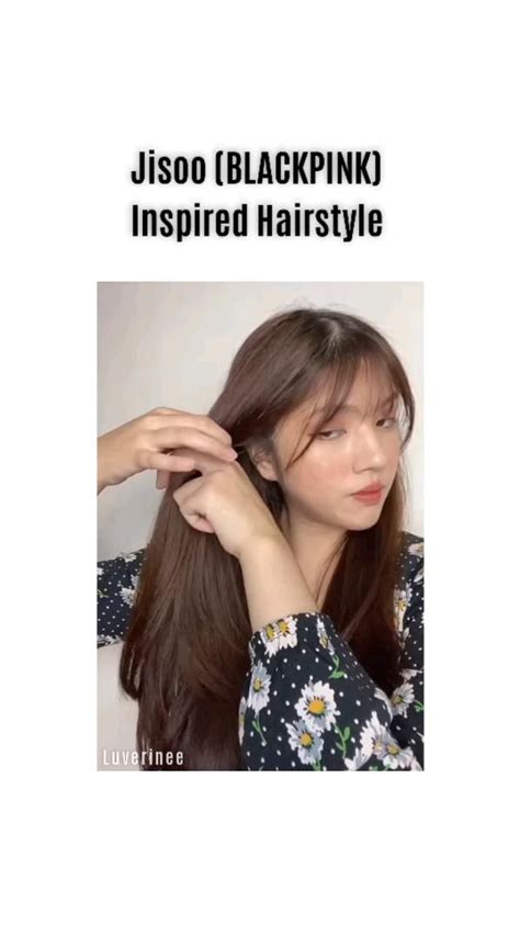 jisoo BLACKPINK inspired Hairstyle | Ribbon hairstyle, Hair up styles ...