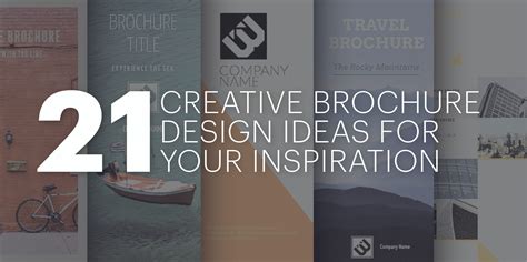 21 creative brochure design ideas for your inspiration | by Lucidpress | Lucidpress | Medium