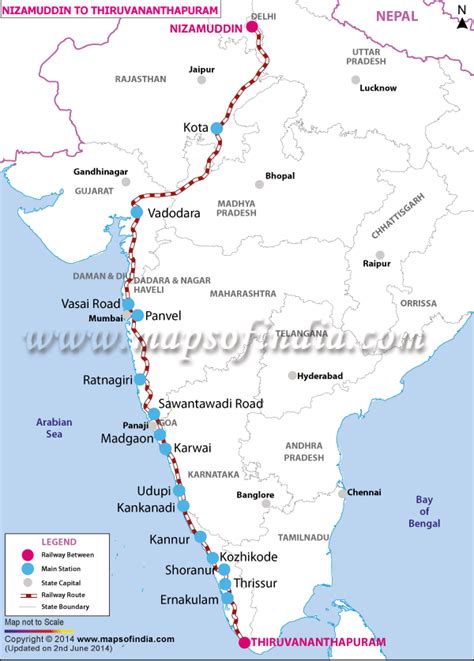 Thiruvananthapuram Road Map