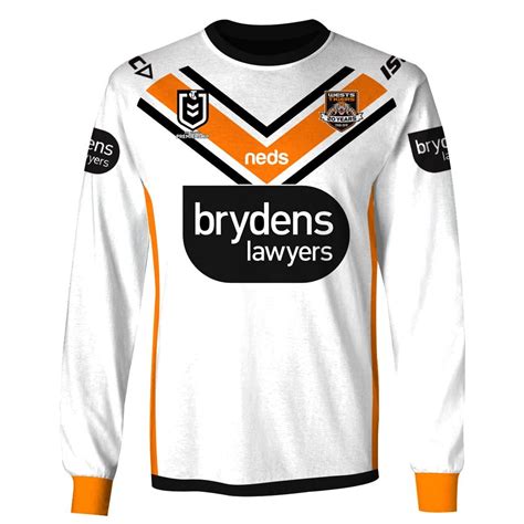 Personalized Wests Tigers 2019 Away Jerseys Hoodies Shirts For Men ...