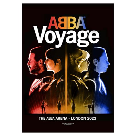 ABBA VOYAGE 2023 SIDE PROFILE A3 EVENT POSTER – Official ABBA Voyage Store