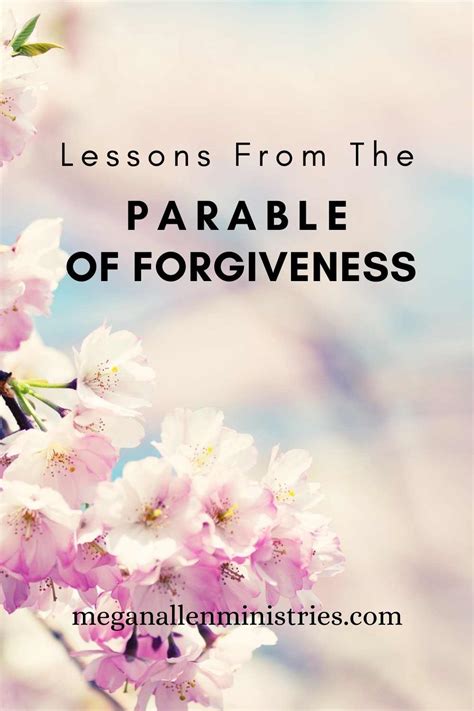 Lessons from the Parable of Forgiveness - Megan Allen Ministries