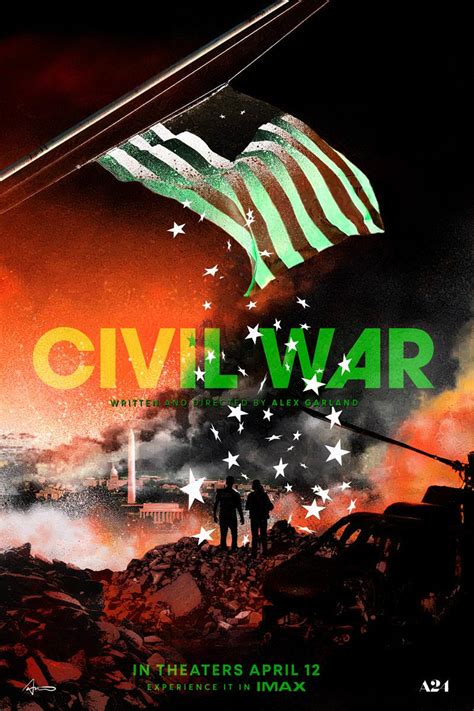 I did this alternative movie poster for Civil War : r/A24