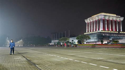 Ho Chi Minh Mausoleum at night Photograph by Tony Prince - Fine Art America