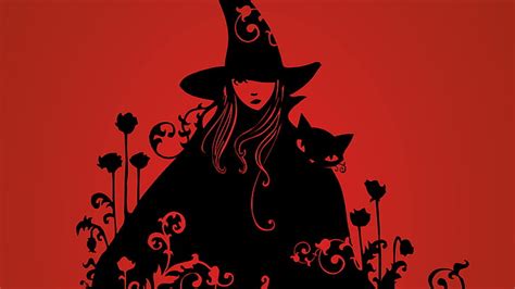 HD wallpaper: cat, witch | Wallpaper Flare