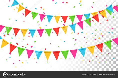 Vector Illustration Banderol Party Celebration Background Stock Vector ...