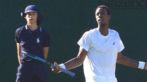 Wimbledon 2018: Gael Monfils challenges own serve against Richard ...