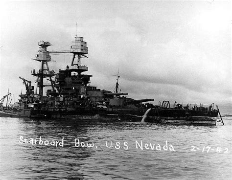 Nevada class USS Nevada (BB-36) in 2023 | Pearl harbor attack, Pearl harbor, Uss arizona memorial