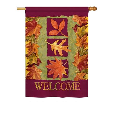 Get Fall Flags Online | Fall garden flag, Breeze decor, Fall flags