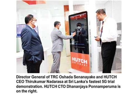 HUTCH demonstrates fastest 5G experience in Sri Lanka – The Island