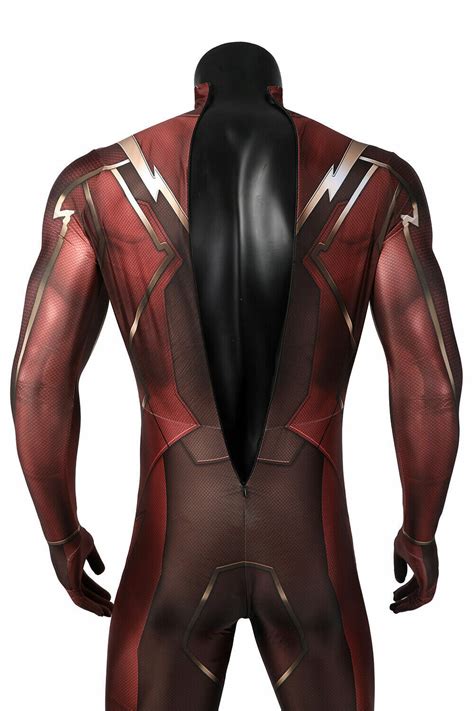 Injustice 2 The Flash Cosplay Costume Bodysuit Zentai Tight Jumpsuit