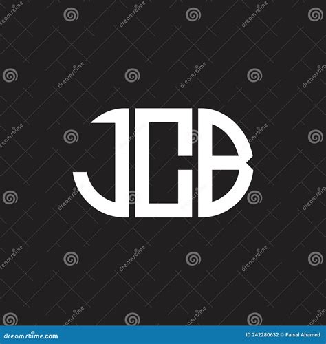 JCB Letter Logo Design On Black Background. JCB Creative Initials ...