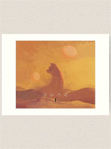 "Dune 2021. Fan Art. Sandworm" Art Print for Sale by Coloor | Redbubble