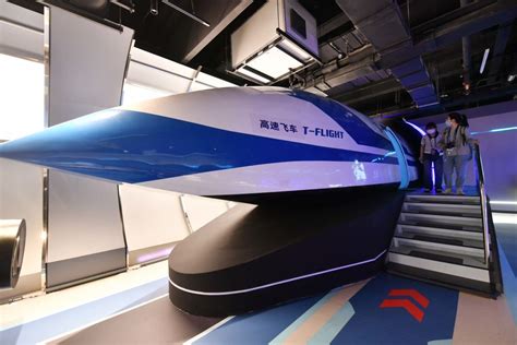 China debuts 'floating' magnetic train which could travel faster than ...