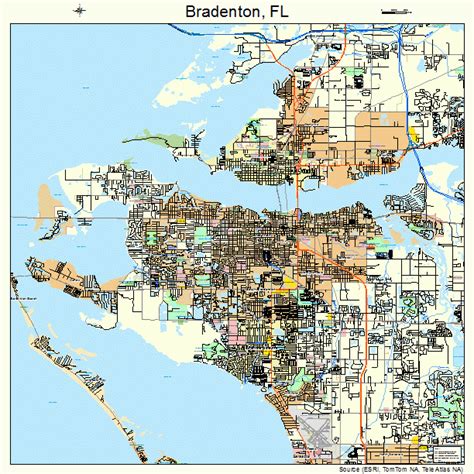 Bradenton Florida Street Map 1207950