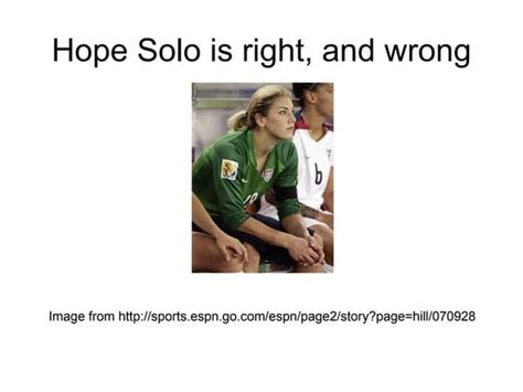 Hope Solo Controversy