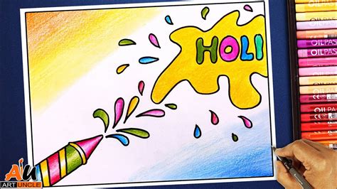 Holi Drawing Easy Images - See more ideas about drawings, easy drawings ...