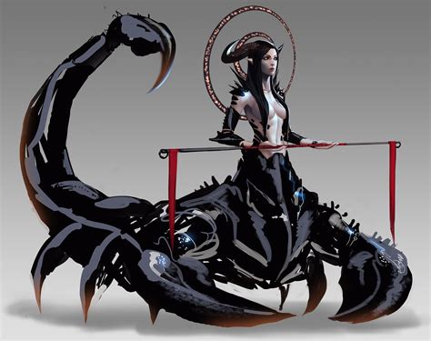 Scorpion Woman | Monster art, Concept art characters, Mythological ...