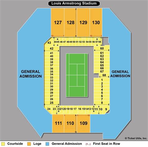 Louis Armstrong Stadium Map | NAR Media Kit