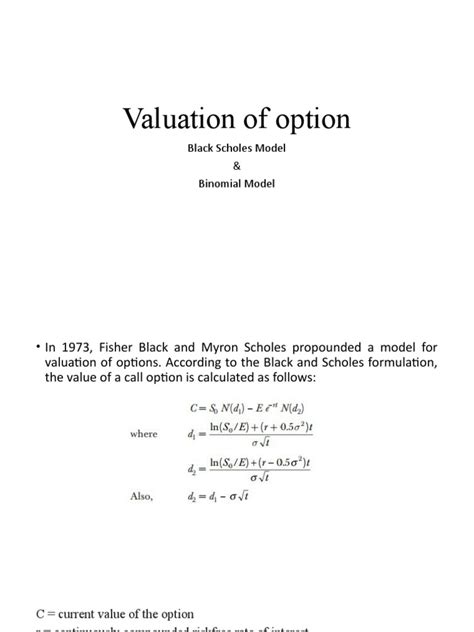 Black Scholes Model | PDF | Greeks (Finance) | Option (Finance)