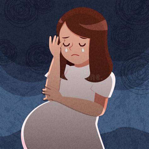 Sad Pregnant Woman Stock Illustrations – 315 Sad Pregnant Woman Stock ...