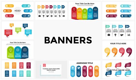 Banner Infographics | PowerPoint, Google Slides & Keynote Templates