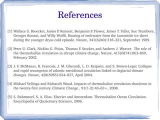 Thermohaline Circulation & Climate Change | PPT