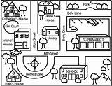 Neighborhood Coloring Page At GetDrawings  Free Download sketch template