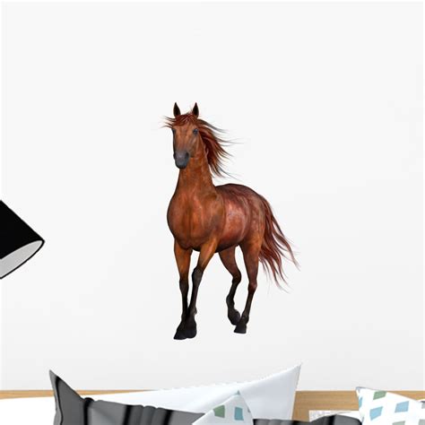 Beautiful Horse Wall Decal by Wallmonkeys Peel and Stick Graphic (18 in H x 11 in W) WM224683 ...