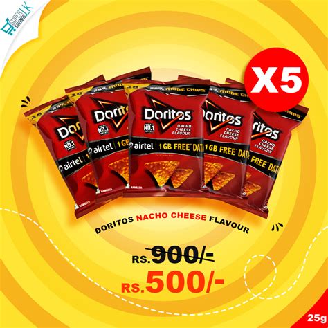 Doritos Nacho Cheese Flavour 25g x 5 (Bundle) - Supersavings